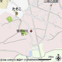 熊本県熊本市北区植木町田底801周辺の地図