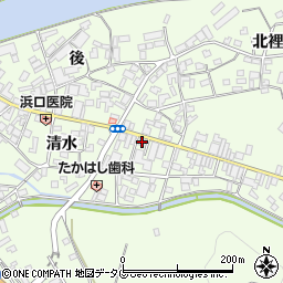 愛媛銀行城辺支店周辺の地図