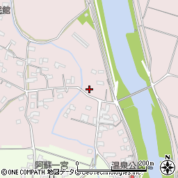 熊本県熊本市北区植木町田底394周辺の地図