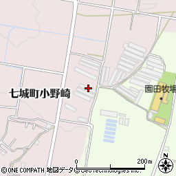 熊本県菊池市七城町小野崎32周辺の地図