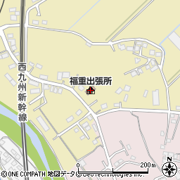 大村市福重出張所周辺の地図