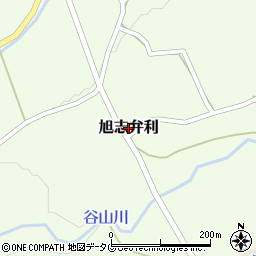 熊本県菊池市旭志弁利周辺の地図