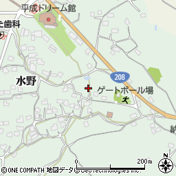 熊本県荒尾市水野1406周辺の地図