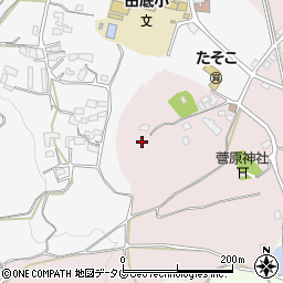 熊本県熊本市北区植木町田底685周辺の地図