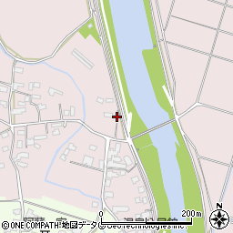 熊本県熊本市北区植木町田底396-1周辺の地図