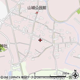 熊本県熊本市北区植木町田底825周辺の地図