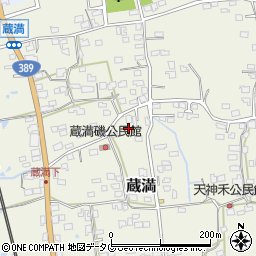 熊本県荒尾市蔵満416周辺の地図