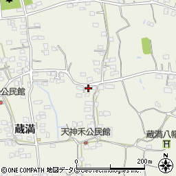 熊本県荒尾市蔵満970周辺の地図