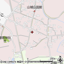 熊本県熊本市北区植木町田底821周辺の地図