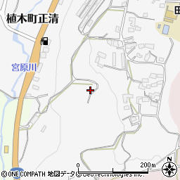熊本県熊本市北区植木町正清周辺の地図