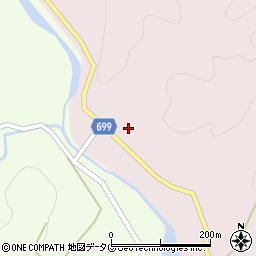 大分県竹田市川床299-1周辺の地図