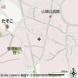 熊本県熊本市北区植木町田底776周辺の地図