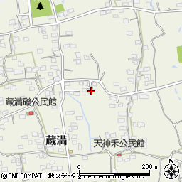 熊本県荒尾市蔵満637周辺の地図