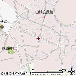 熊本県熊本市北区植木町田底767周辺の地図