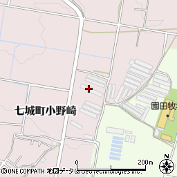 熊本県菊池市七城町小野崎31周辺の地図