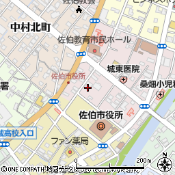 大分県佐伯市中村東町4-10周辺の地図