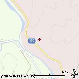 大分県竹田市川床299-2周辺の地図