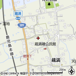 熊本県荒尾市蔵満486周辺の地図