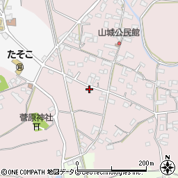熊本県熊本市北区植木町田底768周辺の地図