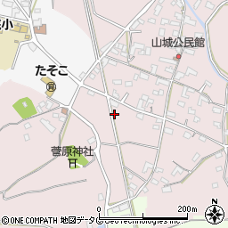 熊本県熊本市北区植木町田底740周辺の地図