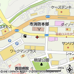 カレーハウスＣｏＣｏ壱番屋コスモタウン佐伯店周辺の地図