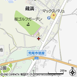熊本県荒尾市蔵満2093-16周辺の地図