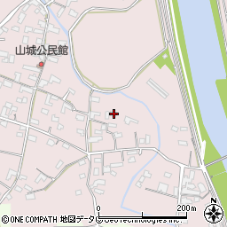 熊本県熊本市北区植木町田底458周辺の地図