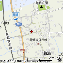 熊本県荒尾市蔵満488周辺の地図