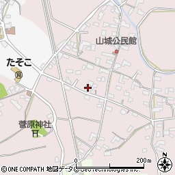熊本県熊本市北区植木町田底751周辺の地図