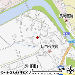 長崎県大村市沖田町531-2周辺の地図