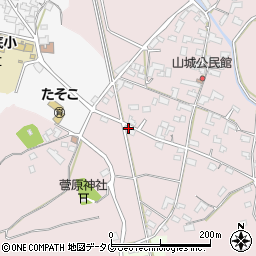 熊本県熊本市北区植木町田底741周辺の地図
