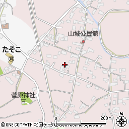 熊本県熊本市北区植木町田底752周辺の地図