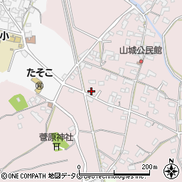 熊本県熊本市北区植木町田底742-1周辺の地図