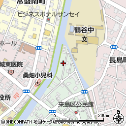 大分県佐伯市来島町3-19周辺の地図