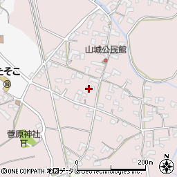 熊本県熊本市北区植木町田底760周辺の地図