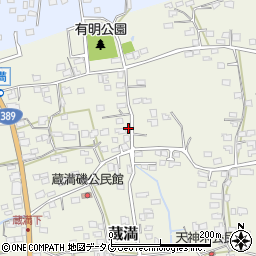 熊本県荒尾市蔵満426周辺の地図