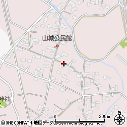 熊本県熊本市北区植木町田底850周辺の地図