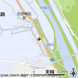 中村八束郵便局周辺の地図