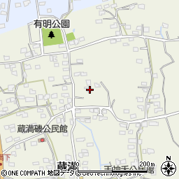 熊本県荒尾市蔵満623周辺の地図