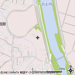 熊本県熊本市北区植木町田底418周辺の地図