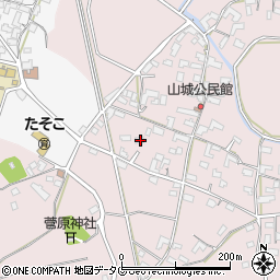 熊本県熊本市北区植木町田底746周辺の地図