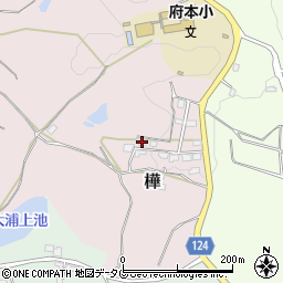 熊本県荒尾市樺2313-8周辺の地図