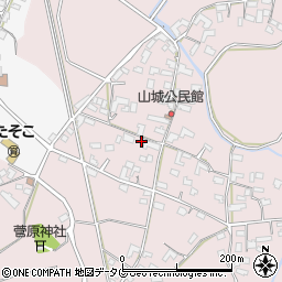 熊本県熊本市北区植木町田底758周辺の地図