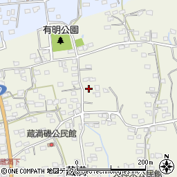 熊本県荒尾市蔵満428周辺の地図