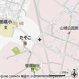 熊本県熊本市北区植木町田底710周辺の地図