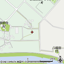 熊本県菊池市七城町菰入周辺の地図