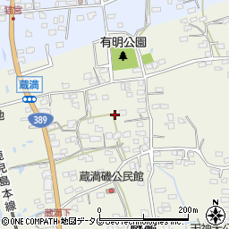 熊本県荒尾市蔵満448周辺の地図