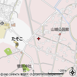 熊本県熊本市北区植木町田底875周辺の地図