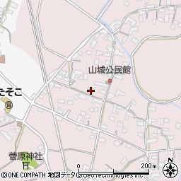 熊本県熊本市北区植木町田底875-1周辺の地図