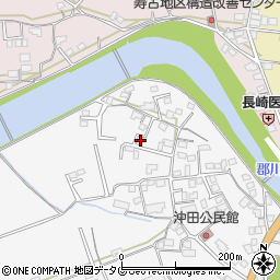 長崎県大村市沖田町516-9周辺の地図